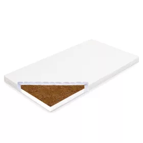 Kindermatratze New Baby BASIC 120x60x5 cm Kokosschaum weiß