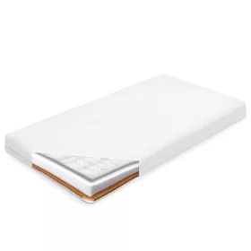   Dječji madrac New Baby STANDARD 120x60x11 cm heljda-pjena-kokos bijela