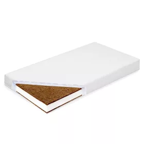   Babybettmatratze New Baby STANDARD 80x40x8 cm Kokosnussschaum-Kokosnuss weiß