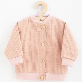 Baby-Musselinjacke, neue Baby-Komfortkleidung, rosa