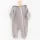 Dječji muslin kombinezon s kapuljačom New Baby Comfort clothes sivi