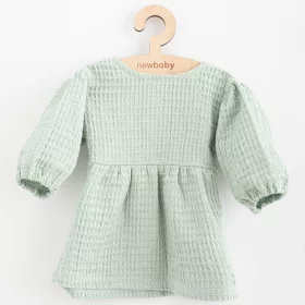 Baby-Musselinkleid, neue Baby-Komfortkleidung, salbeifarben