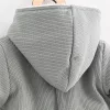 Baby-Overall mit Kapuze, Frostgrau