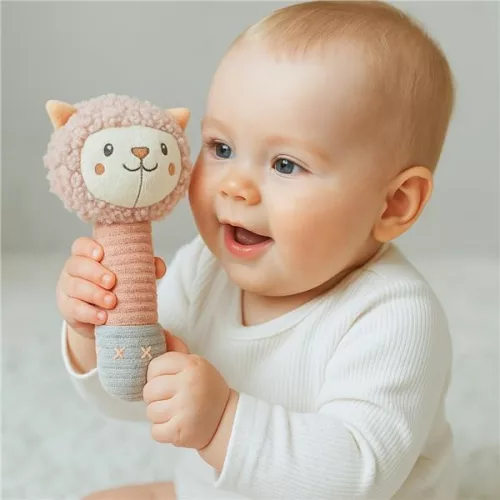 Dječja plišana igračka s glodalicama koja škripi New Baby Lama