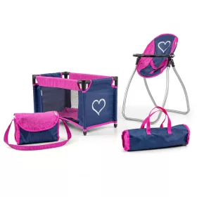 Kinderpuppenset Elsa Prestige Milly Mally marineblau