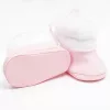 Baby-Winterstiefel, neu, babyrosa, Größe 0-3 Stunden
