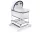 Crib Milly Mally Dream on - SIMPLE GREY