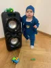 Babyjacke mit Knöpfen, neue Luxus-Babykleidung, Oliver-Blau
