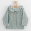 Babyjacke mit Knöpfen, neue Luxus-Babykleidung, Laura grau