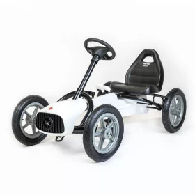 Go-Kart Baby Mix Buggy Pedal-Kinder-Go-Kart weiß