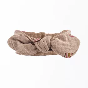 Baby-Musselin-Stirnband „Neues Baby Regenbogen“