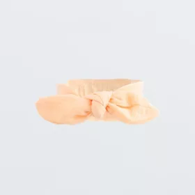 Baby-Musselin-Stirnband New Baby Leny Peach