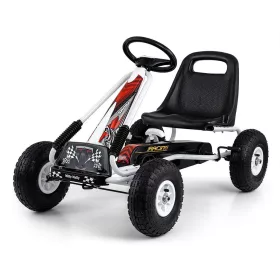 Go-Kart Milly Mally Thor Pedal-Kinder-Go-Kart weiß