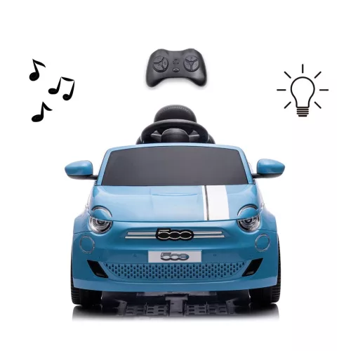 Električni automobil Milly Mally Fiat 500e plave boje