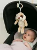 Vibrálós gyerek plüss játék Baby Mix Barna kutyus