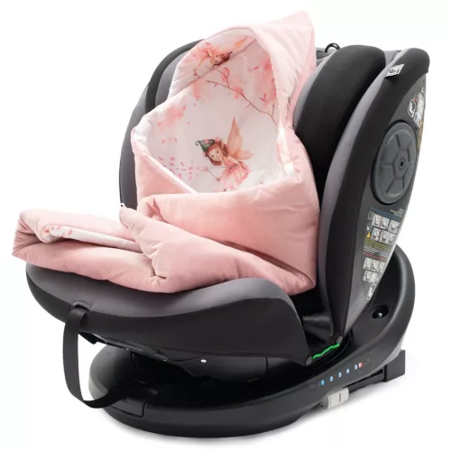Podstavljena dječja dekica, povoj za autonosilicu New Baby ružičasta