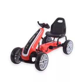 Go-Kart Milly Mally Power Pedal Kinder-Go-Kart rot