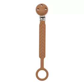 Schnullerclip New Baby braun