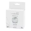 Szilikon Összecsukható Bögre 350 ml 2 az 1-ben New Baby - Szürke