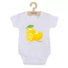 Dječji bodi s printom New Baby Lemon - kratki rukavi