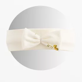 Baby-Stirnband aus Bio-Baumwolle, New Baby Olives