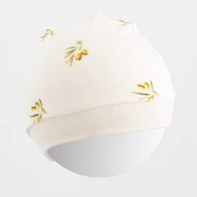Babymütze aus Bio-Baumwolle, Modell New Baby Olives