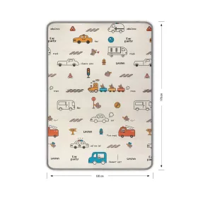   Doppelseitige Schaumstoffmatte Milly Mally Kinder City 178x120 cm