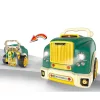 Model realist cu capotă deschisă a părții frontale a mașinii, Milly Mally N-GINE verde