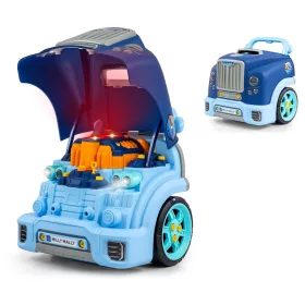   Realistisches Modell mit zu öffnender Motorhaube, Milly Mally N-GINE blau