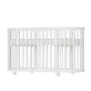 Mitwachsendes 3-in-1-Kinderbett (oval) + Matratze, Neu, Weiß