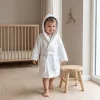 Gyerek frottír fürdőköpeny New Baby white