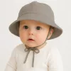 Baby-Musselinmütze, Leinen für Babys