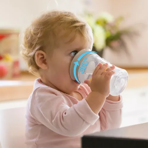 Bájos itató pohár Magic Minnie  NUK (8+ m.) 360° 230 ml