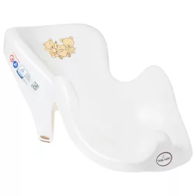 Babytrage in der Badewanne Teddybär