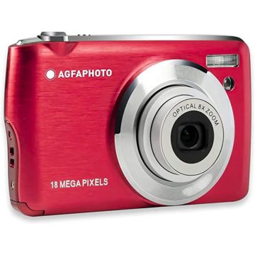   Fényképezőgép, kompakt, digitális, AGFAPHOTO "DC8200", piros