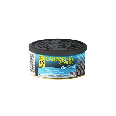Autóillatosító konzerv, 42 g, CALIFORNIA SCENTS "Fresh Linen"