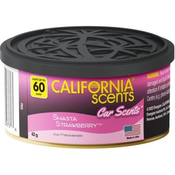   Autóillatosító konzerv, 42 g, CALIFORNIA SCENTS "Shasta Strawberry"