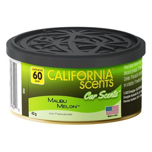 Autóillatosító konzerv, 42 g, CALIFORNIA SCENTS "Malibu Melon"