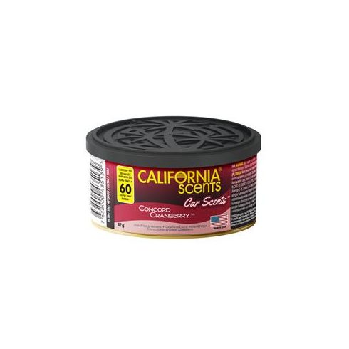 Autóillatosító konzerv, 42 g, CALIFORNIA SCENTS "Concord Cranberry"