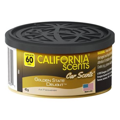 Autóillatosító konzerv, 42 g, CALIFORNIA SCENTS "Golden State Delight"