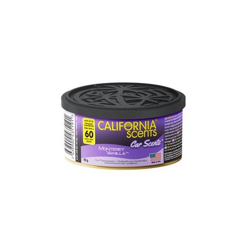 Autóillatosító konzerv, 42 g, CALIFORNIA SCENTS "Monterey Vanilla"