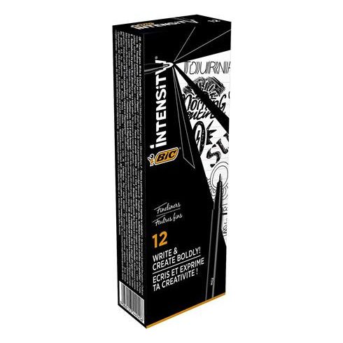 Tűfilc, 0,4 mm, BIC "Intensity", fekete