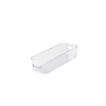   Műanyag tárolódoboz, 1,3 liter, SMARTSTORE "Compact Clear Slim", átlátszó