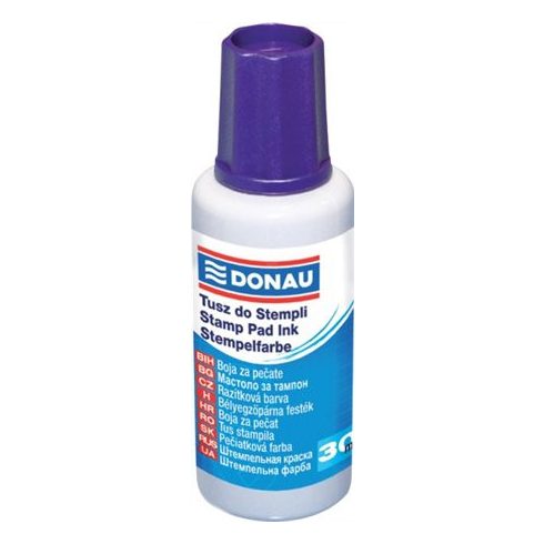 Bélyegzőfesték, 30 ml, DONAU, lila