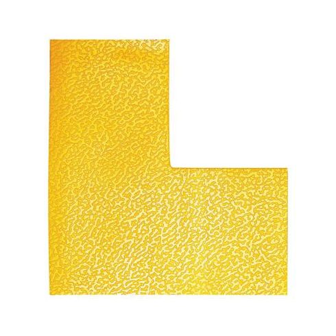 Padlójelölő matrica, 100 mm, DURABLE "L", sárga