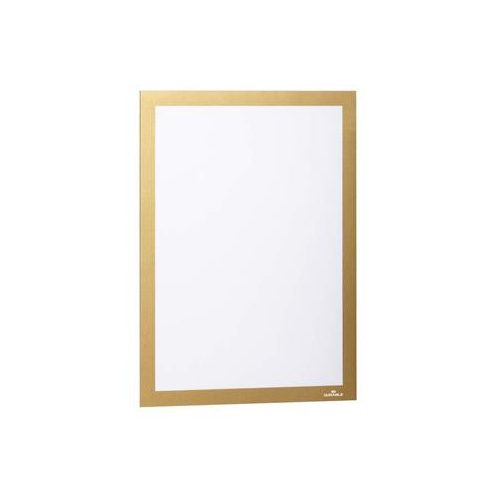 Infokeret, A4, öntapadó háttal, DURABLE "DURAFRAME®", arany
