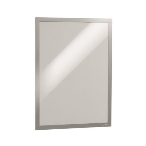 Infokeret, A3, öntapadó háttal, DURABLE "DURAFRAME®", ezüst