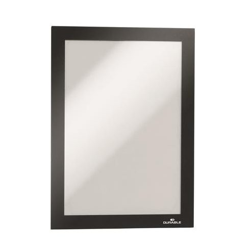Infokeret, A5, mágneses, DURABLE "DURAFRAME MAGNETIC", fekete