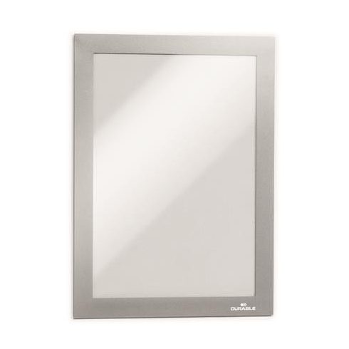 Infokeret, A5, mágneses, DURABLE "DURAFRAME MAGNETIC", ezüst