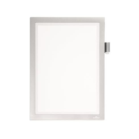 Infokeret, A4, öntapadó, jegyzetelhető, DURABLE DURAFRAME® "NOTE", ezüst
